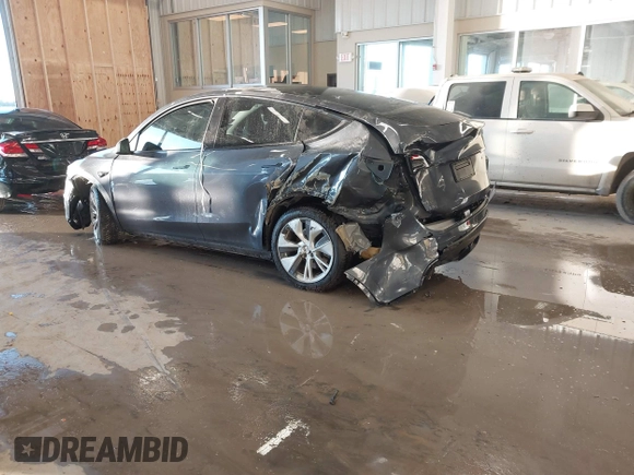 2023 Tesla Model Y Long Range with VIN 7SAYGDEE5PA033341, listed as a IAAI auction lot 41379625 with Not provided miles and . Bid and sale history available at DreamBid. Image 19.