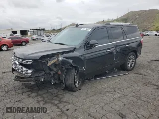 2018 Ford Expedition Limited with VIN 1FMJU1KT2JEA16240, listed as a Copart auction lot 53175065 with 82,645 mi miles and Salvage Title. Bid and sale history available at carsss.com. Image 1.