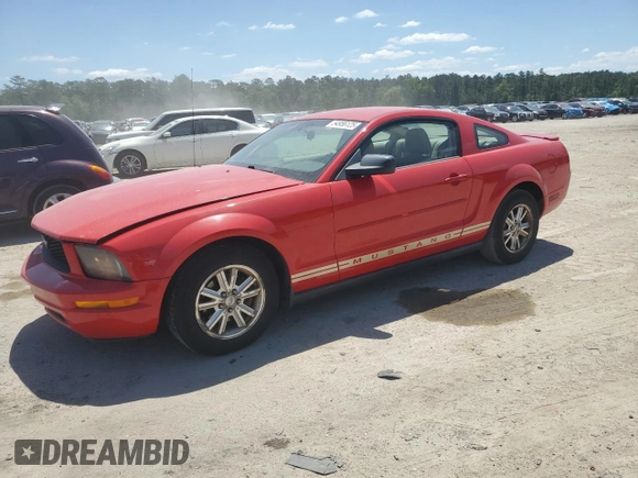 2008 Ford Mustang Deluxe with VIN 1ZVHT80N385196564, listed as a Copart auction lot 54956125 with 87,249 mi miles and Clean Title. Bid and sale history available at carsss.com. Image 1.