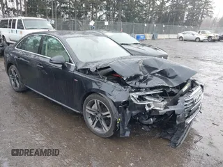 2018 Audi A4 Premium Plus with VIN WAUENAF47JA155399, listed as a IAAI auction lot 41797905 with 27,908 mi miles. Bid and sale history available at carsss.com. Image 1.