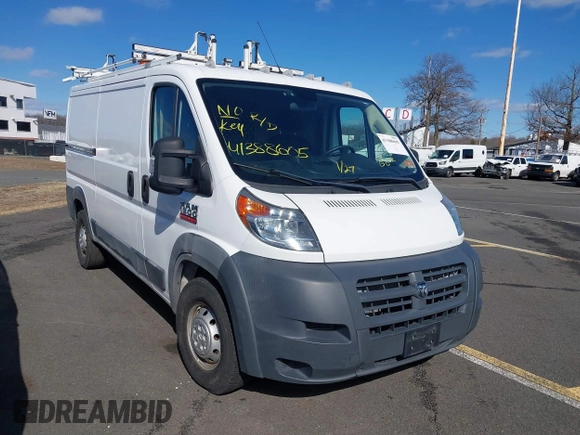 2018 Ram ProMaster Cargo with VIN 3C6TRVAG5JE150312, listed as a IAAI auction lot 41388605 with 88,794 mi miles and . Bid and sale history available at DreamBid. Image 1.
