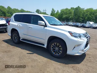 2017 Lexus GX 460 z VIN JTJJM7FX6H5149577, wystawiony jako IAAI lot #42487403 z przebiegiem 116 976 mil mil oraz . Historia ofert i sprzedaży dostępna na DreamBid. Obrazek 1.