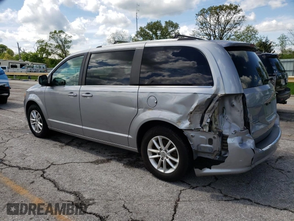 2018 Dodge Grand Caravan SXT z VIN 2C4RDGCG8JR249568, wystawiony jako Copart lot #55270675 z przebiegiem 146 666 mil mil oraz Szkoda całkowita • Salvage title. Historia ofert i sprzedaży dostępna na DreamBid. Obrazek 2.