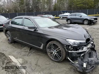 2017 BMW 7 Series 740i with VIN WBA7E2C36HG740749, listed as a Copart auction lot 39083573 with 0 mi miles. Bid and sale history available at carsss.com. Image 4.