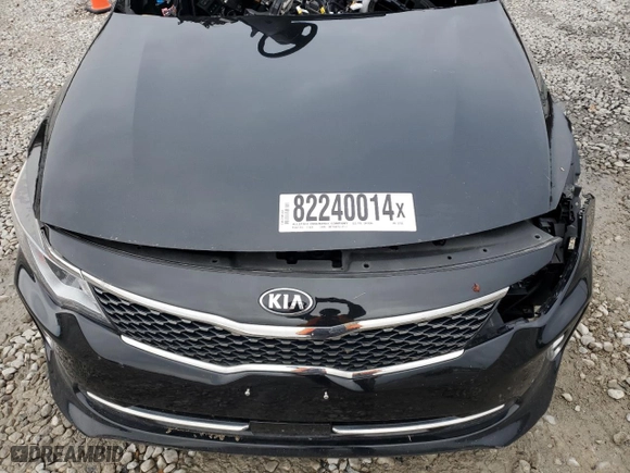 2017 Kia Optima SX with VIN 5XXGW4L24HG137812, listed as a Copart auction lot 82240014 with 0 mi miles and Salvage Title. Bid and sale history available at carsss.com. Image 11.