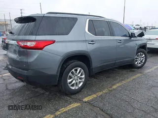 2021 Chevrolet Traverse LT z VIN 1GNERHKWXMJ249859, wystawiony jako IAAI lot #41557487 z przebiegiem 49 849 mil mil oraz . Historia ofert i sprzedaży dostępna na DreamBid. Obrazek 4.