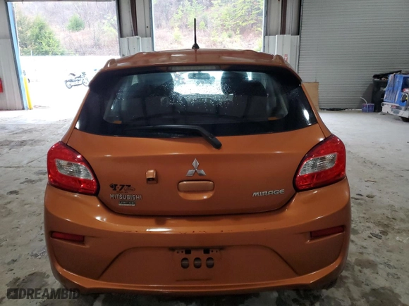 2019 Mitsubishi Mirage GT with VIN ML32A5HJ9KH006385, listed as a Copart auction lot 85644044 with 111866 miles and Salvage Title. Bid and sale history available at carsss.com. Image 6.