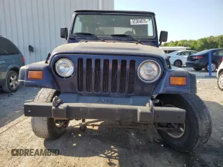 1998 Jeep Wrangler SE with VIN 1J4FY29P0WP784334, listed as a Copart auction lot 52384075 with 0 mi miles and Salvage Title. Bid and sale history available at carsss.com. Image 5.