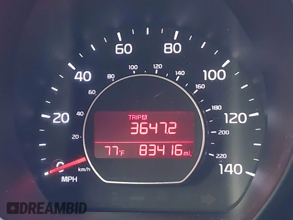 2016 Kia Soul with VIN KNDJN2A20G7275029, listed as a IAAI auction lot 41691550 with 83,416 mi miles. Bid and sale history available at carsss.com. Image 16.