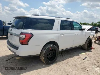 2019 Ford Expedition Max Limited with VIN 1FMJK2AT9KEA35382, listed as a Copart auction lot 58845555 with 124,057 mi miles and Salvage title. Bid and sale history available at DreamBid. Image 3.