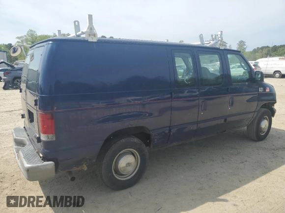 2005 Ford Econoline Cargo with VIN 1FTNE24W15HB22604, listed as a Copart auction lot 52352495 with 227,339 mi miles and Salvage Title. Bid and sale history available at carsss.com. Image 3.