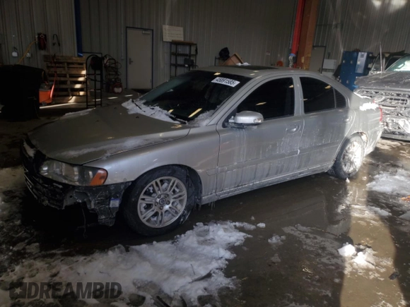 2007 Volvo S60 2.5L Turbo with VIN YV1RH592872641925, listed as a Copart auction lot 45891585 with 153,507 mi miles and Non Repairable. Bid and sale history available at carsss.com. Image 1.