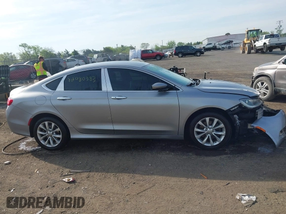 2015 Chrysler 200 C with VIN 1C3CCCCB2FN739826, listed as a IAAI auction lot 42080383 with 152,360 mi miles and . Bid and sale history available at DreamBid. Image 13.