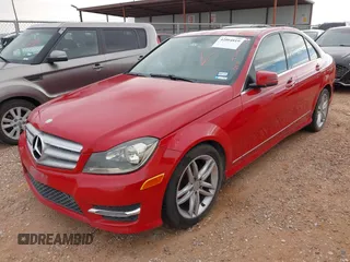 2013 Mercedes-Benz C-Class C 250 Sport with VIN WDDGF4HB3DA859681, listed as a IAAI auction lot 42004819 with 1 mi miles. Bid and sale history available at carsss.com. Image 2.