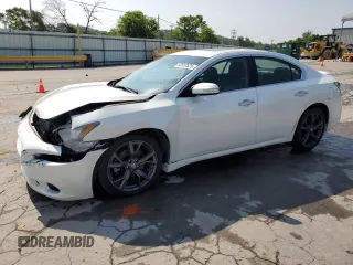 2014 Nissan Maxima S z VIN 1N4AA5AP9EC446296, wystawiony jako Copart lot #58587525 z przebiegiem 149 889 mil mil oraz Szkoda całkowita • Salvage title. Historia ofert i sprzedaży dostępna na DreamBid. Obrazek 1.