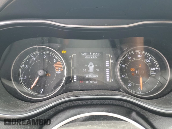 2019 Jeep Cherokee Latitude Plus with VIN 1C4PJLLB4KD344520, listed as a Copart auction lot 54535535 with 121,277 mi miles and Salvage Title. Bid and sale history available at DreamBid. Image 9.