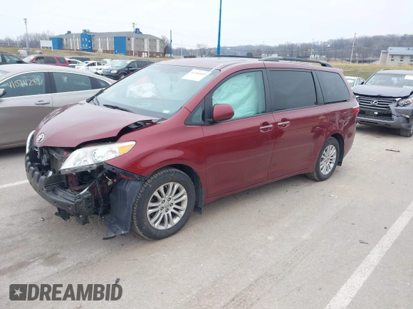 2017 Toyota Sienna XLE Auto Access Seat with VIN 5TDYZ3DC6HS820641, listed as a IAAI auction lot 41184049 with 118,607 mi miles and . Bid and sale history available at DreamBid. Image 18.