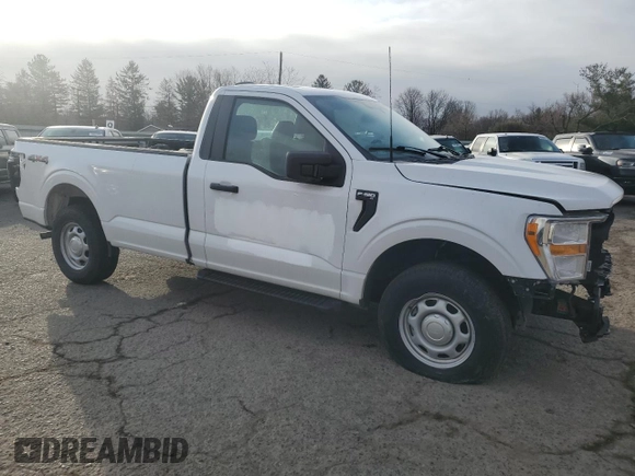2022 Ford F-150 XL with VIN 1FTMF1EB3NKD69950, listed as a Copart auction lot 87855855 with 37,001 mi miles and Salvage title. Bid and sale history available at DreamBid. Image 4.