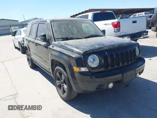 2015 Jeep Patriot Altitude Edition with VIN 1C4NJPBA1FD439310, listed as a IAAI auction lot 41846588 with 126,966 mi miles. Bid and sale history available at carsss.com. Image 1.