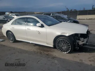 2023 Mercedes-Benz S-Class S 580 with VIN W1K6G7GB8PA201712, listed as a Copart auction lot 88288945 with 0 mi miles and Salvage Title. Bid and sale history available at carsss.com. Image 4.