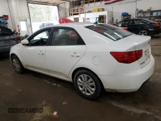 2010 Kia Forte LX with VIN KNAFT4A20A5285843, listed as a Copart auction lot 54995945 with 393,912 mi miles and Salvage Title. Bid and sale history available at carsss.com. Image 2.