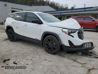 2020 GMC Terrain SLE with VIN 3GKALTEVXLL222431, listed as a Copart auction lot 80990714 with 69,204 mi miles and Salvage title. Bid and sale history available at DreamBid. Image 4.