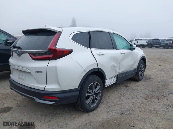 2020 Honda CR-V EX-L with VIN 5J6RW2H87LA005989, listed as a IAAI auction lot 41891166 with 32,446 mi miles. Bid and sale history available at carsss.com. Image 4.
