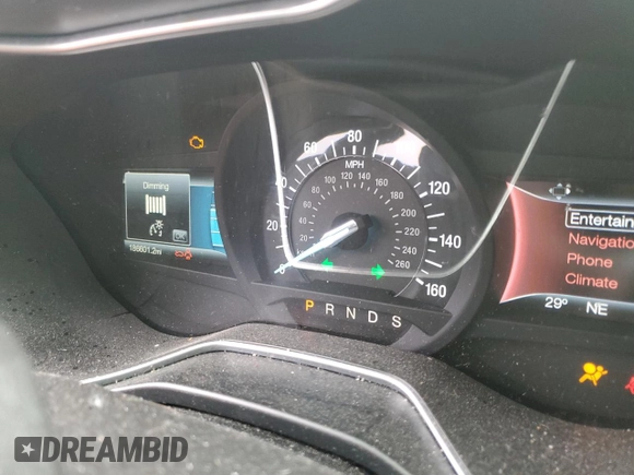 2015 Ford Fusion SE z VIN 3FA6P0H94FR224427, wystawiony jako Copart lot #45850675 z przebiegiem 186 601 mil mil oraz Nie do naprawy • Non repairable. Historia ofert i sprzedaży dostępna na DreamBid. Obrazek 9.