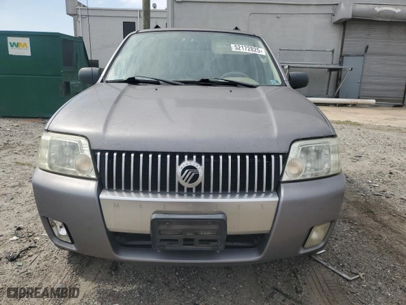 2007 Mercury Mariner with VIN 4M2CU39H37KJ05894, listed as a Copart auction lot 53617285 with 63,002 mi miles and Clean Title. Bid and sale history available at carsss.com. Image 5.