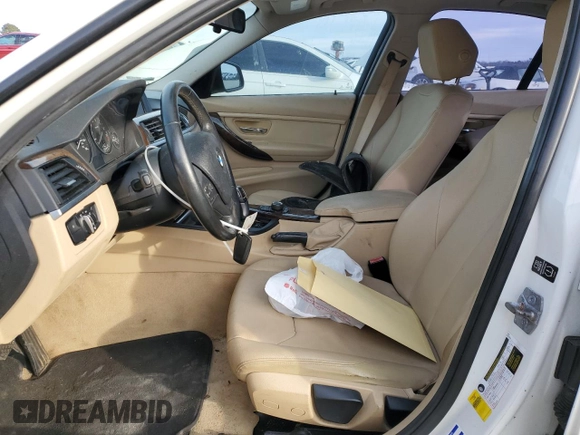 2015 BMW 3 Series 320i with VIN WBA3B1C54FK137747, listed as a Copart auction lot 42174305 with 0 mi miles and Salvage Title. Bid and sale history available at carsss.com. Image 7.
