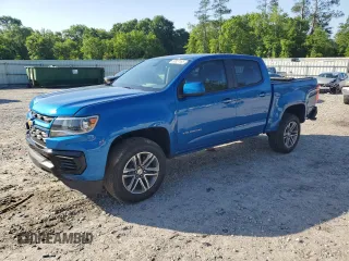 2022 Chevrolet Colorado 2WD Work Truck with VIN 1GCGSBEN9N1108434, listed as a Copart auction lot 52827165 with 77,428 mi miles and Salvage title. Bid and sale history available at DreamBid. Image 1.