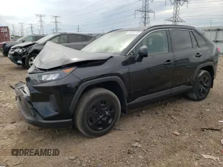 2019 Toyota RAV4 LE with VIN JTMF1RFV7KJ001139, listed as a Copart auction lot 66197193 with 55,811 mi miles and Salvage title. Bid and sale history available at DreamBid. Image 1.