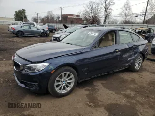 2014 BMW 3 Series GT 328i xDrive with VIN WBA3X5C50ED557260, listed as a Copart auction lot 52500245 with 134,404 mi miles and Salvage Title. Bid and sale history available at carsss.com. Image 1.