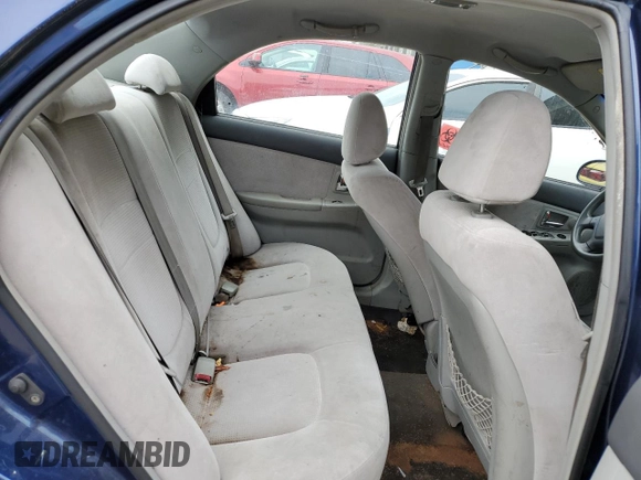 2007 Kia Spectra EX with VIN KNAFE121475440191, listed as a Copart auction lot 72622934 with 127,003 mi miles and Clean Title. Bid and sale history available at carsss.com. Image 10.
