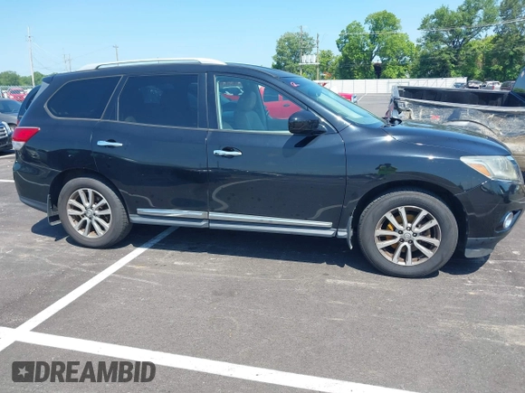 2014 Nissan Pathfinder SV with VIN 5N1AR2MN2EC704326, listed as a IAAI auction lot 42576283 with 168,074 mi miles and . Bid and sale history available at DreamBid. Image 1.