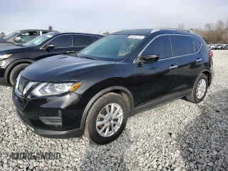 2017 Nissan Rogue S with VIN KNMAT2MT4HP587236, listed as a Copart auction lot 43707115 with 110,797 mi miles and Salvage Title. Bid and sale history available at carsss.com. Image 1.