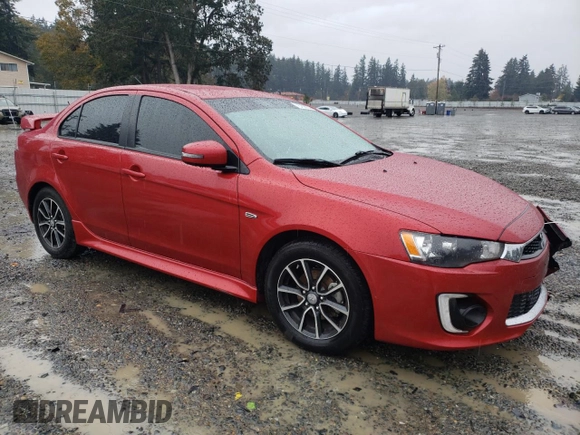 2017 Mitsubishi Lancer ES with VIN JA32U2FU3HU005005, listed as a Copart auction lot 78702074 with 69,797 mi miles and Salvage Title. Bid and sale history available at DreamBid. Image 4.