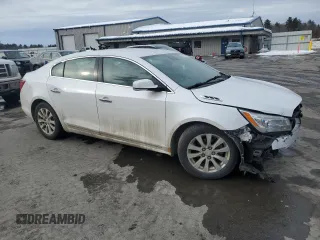 2015 Buick LaCrosse Leather with VIN 1G4GB5GR5FF191698, listed as a Copart auction lot 46157345 with 371,376 mi miles and Salvage Title. Bid and sale history available at DreamBid. Image 4.