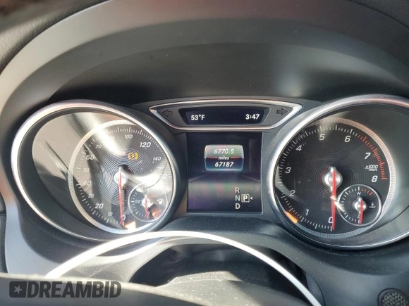 2019 Mercedes-Benz CLA with VIN WDDSJ4GB0KN725338, listed as a Copart auction lot 50787395 with 67,187 mi miles and Salvage Title. Bid and sale history available at carsss.com. Image 9.