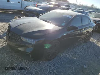 2019 Acura TLX w/A-Spec Pkg with VIN 19UUB1F66KA002766, listed as a Copart auction lot 83434034 with 61,626 mi miles and Salvage Title. Bid and sale history available at carsss.com. Image 1.