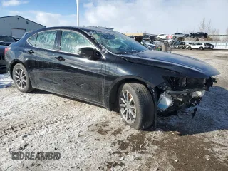 2017 Acura TLX w/Technology Pkg with VIN 19UUB1F56HA800152, listed as a Copart auction lot 42673115 with 0 mi miles and Salvage Title. Bid and sale history available at carsss.com. Image 4.