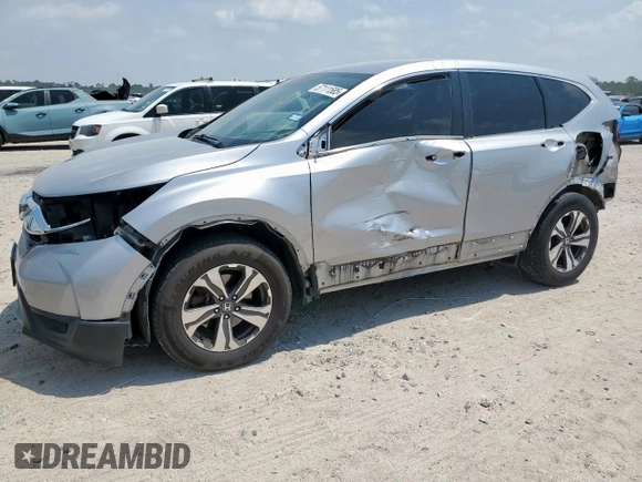 2019 Honda CR-V LX z VIN 2HKRW5H32KH406837, wystawiony jako Copart lot #57111585 z przebiegiem 123 047 mil mil oraz Szkoda całkowita • Salvage title. Historia ofert i sprzedaży dostępna na DreamBid. Obrazek 1.