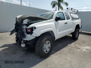 2022 Toyota Tacoma SR z VIN 3TYRX5GN0NT057647, wystawiony jako Copart lot #57874675 z przebiegiem Nie podano mil oraz Nie do naprawy • Non repairable. Historia ofert i sprzedaży dostępna na DreamBid. Obrazek 1.