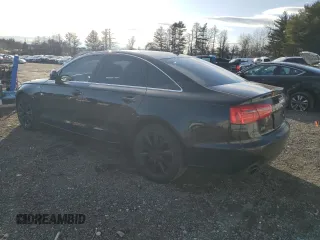 2013 Audi A6 Premium Plus with VIN WAUGGAFC6DN030112, listed as a Copart auction lot 47592835 with 196,190 mi miles and Salvage title. Bid and sale history available at DreamBid. Image 2.