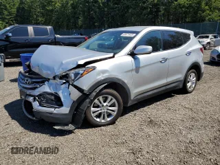 2017 Hyundai Santa Fe 2.4L with VIN 5XYZTDLB0HG498094, listed as a Copart auction lot 63671425 with 104,777 mi miles and Clean title. Bid and sale history available at DreamBid. Image 1.