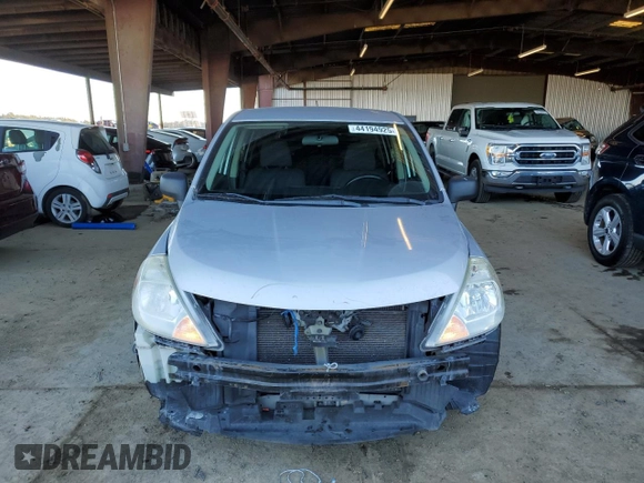 2008 Nissan Versa 1.8 S with VIN 3N1BC13E28L372714, listed as a Copart auction lot 44194925 with 93,110 mi miles and Salvage Title. Bid and sale history available at carsss.com. Image 5.