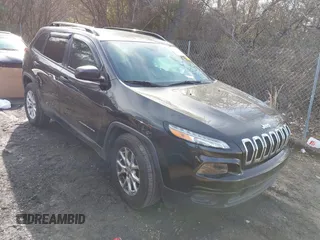 2016 Jeep Cherokee Sport with VIN 1C4PJLAS9GW208334, listed as a IAAI auction lot 41449928 with 163,826 mi miles. Bid and sale history available at carsss.com. Image 1.