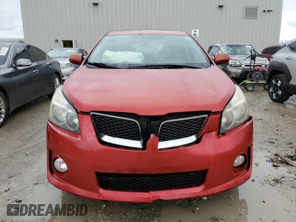 2009 Pontiac Vibe GT with VIN 5Y2SR67069Z427148, listed as a Copart auction lot 78658514 with 129,399 mi miles and Non Repairable. Bid and sale history available at carsss.com. Image 5.