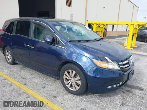 2016 Honda Odyssey EX-L with VIN 5FNRL5H60GB064815, listed as a IAAI auction lot 38644382 with 84,499 mi miles. Bid and sale history available at carsss.com. Image 1.