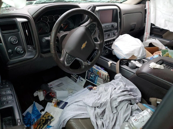 2016 Chevrolet Silverado 1500 LTZ with VIN 3GCUKSEJ2GG156040, listed as a Copart auction lot 83831464 with Not Provided miles and Salvage Title. Bid and sale history available at DreamBid. Image 8.